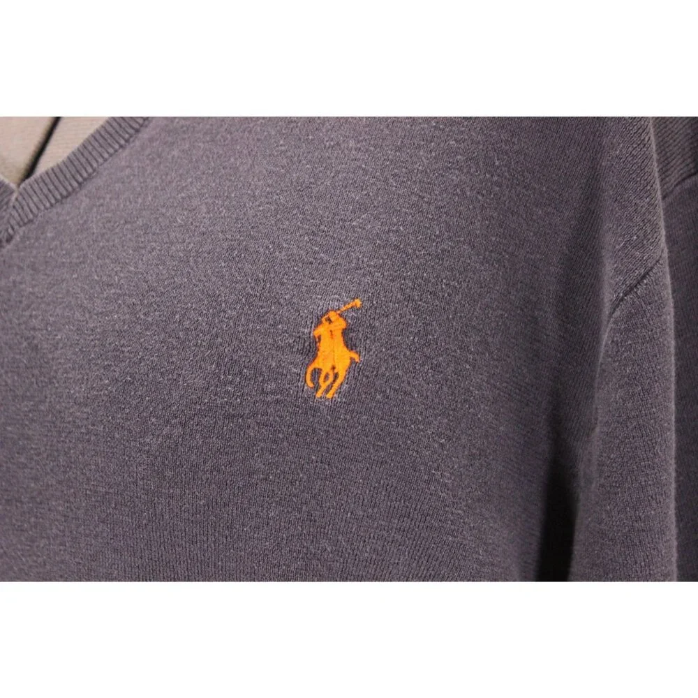 Polo Ralph Lauren Men’s Size XXL‎ V-Neck Pima Cotton Sweater Classic Fit